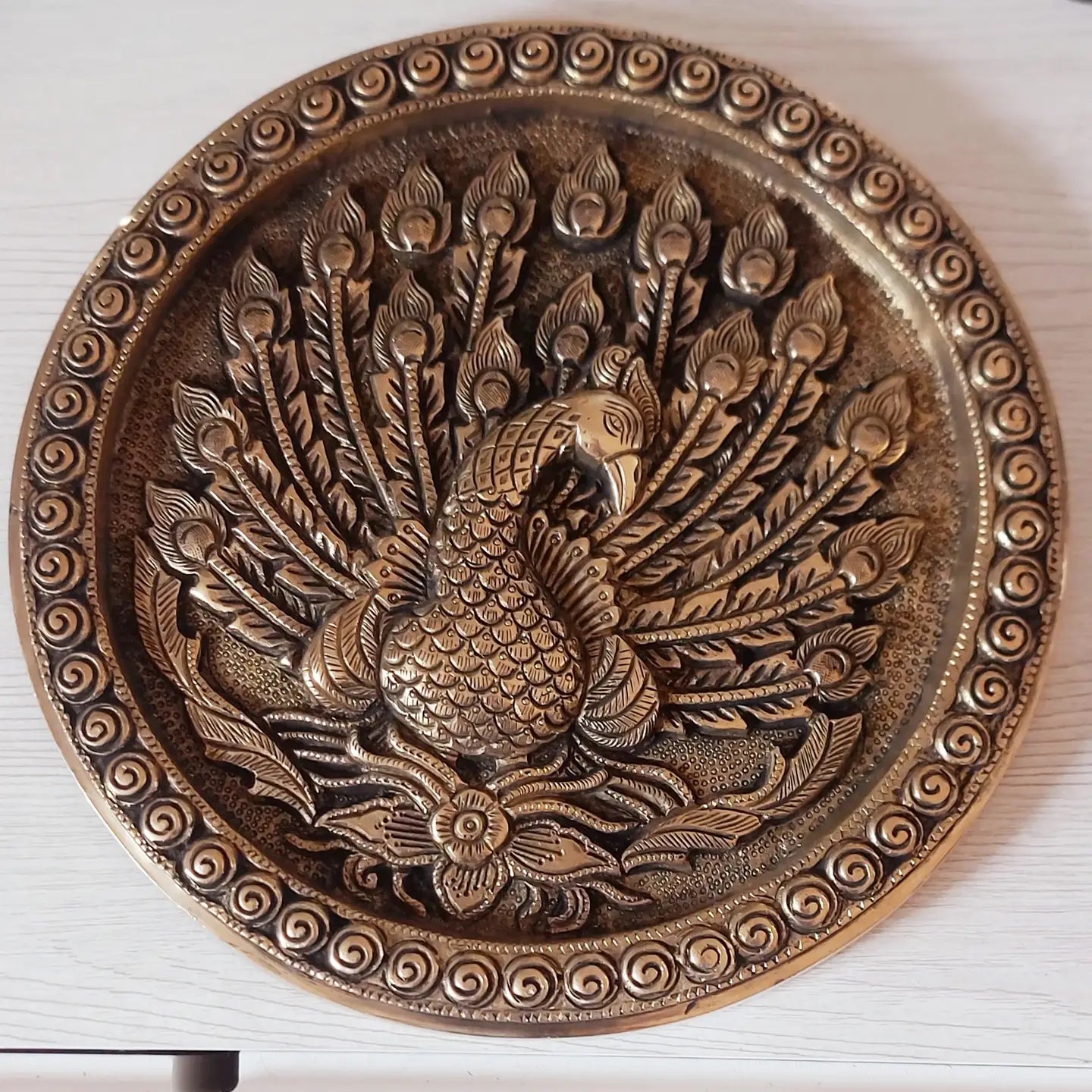 Brass wall decor