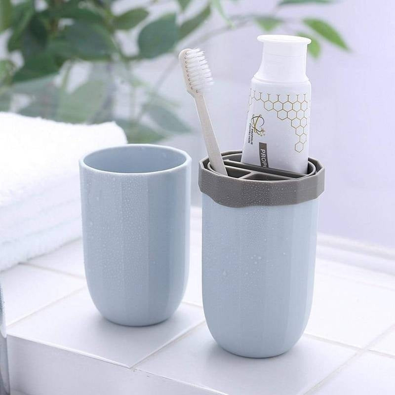 Toothbrush case capsule shape