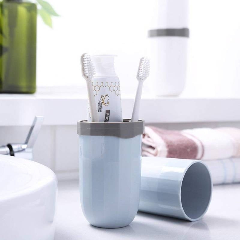 Toothbrush case capsule shape